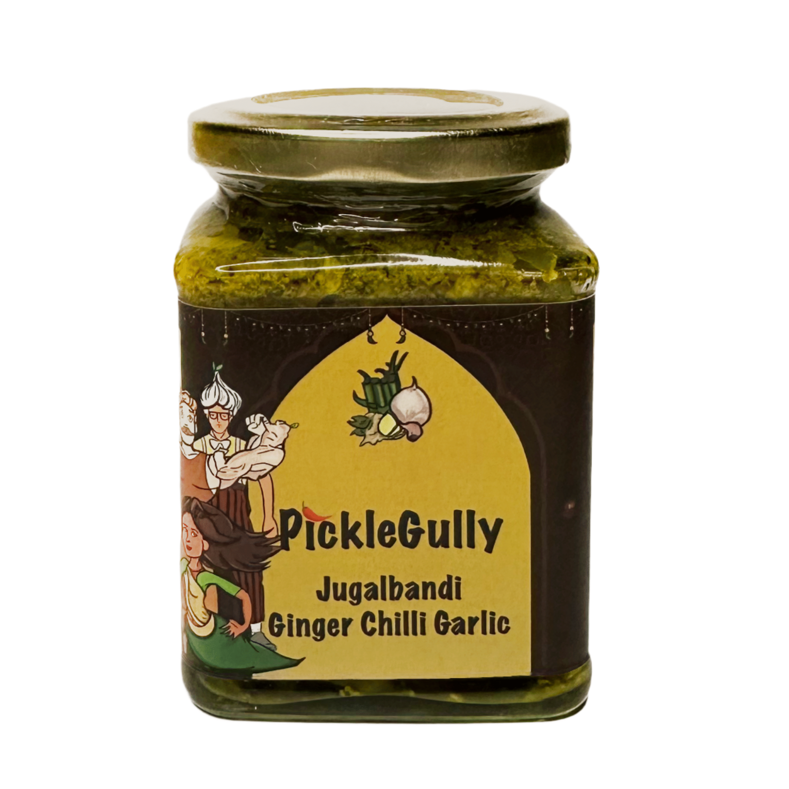 Jugalbandi - Ginger Chilli Garlic Mix Pickle - 250 gm